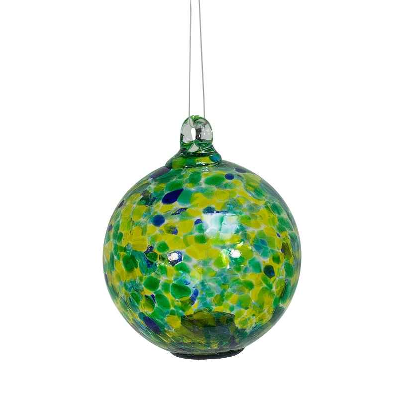 Hanging Solar Orb Light - Green